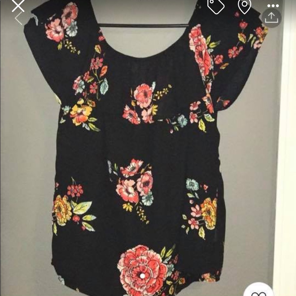 Floral Off the Shoulder Top